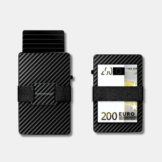 Carbon Fiber Smart Kartenetui | Geldband | RFID