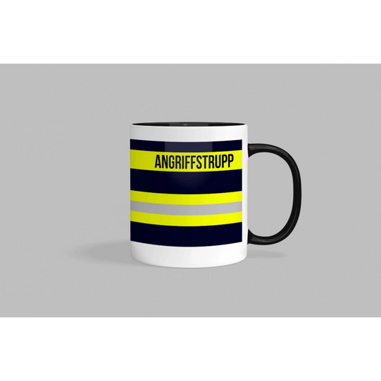 Fireandkisses Feuerwehr-Tasse „Angriffstrupp“