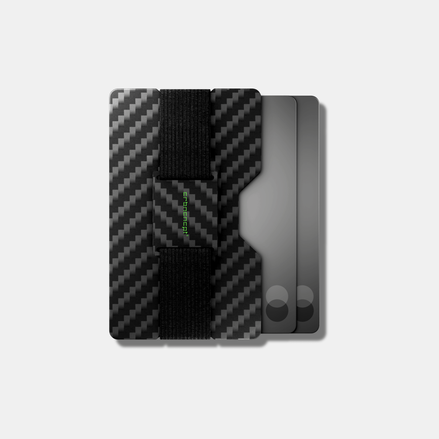 Carbon Fiber Kartenetui | Münzfach | Geldband | RFID