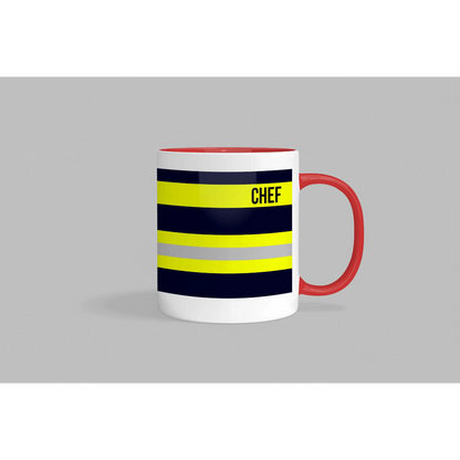 Fireandkisses Feuerwehr-Tasse „Chef“