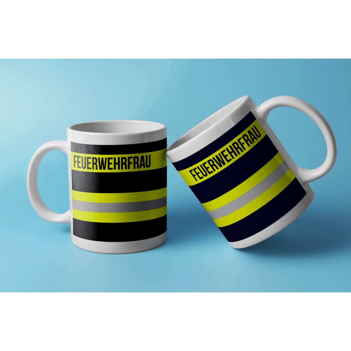 Fireandkisses Feuerwehr-Tasse „Feuerwehrfrau“