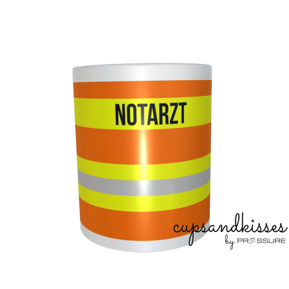 Fireandkisses Feuerwehr-Tasse „Notarzt“