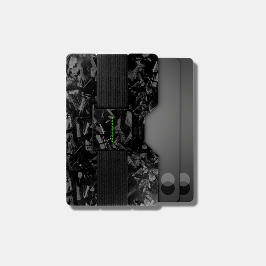 Forged Carbon Kartenetui | Münzfach | Geldband | RFID