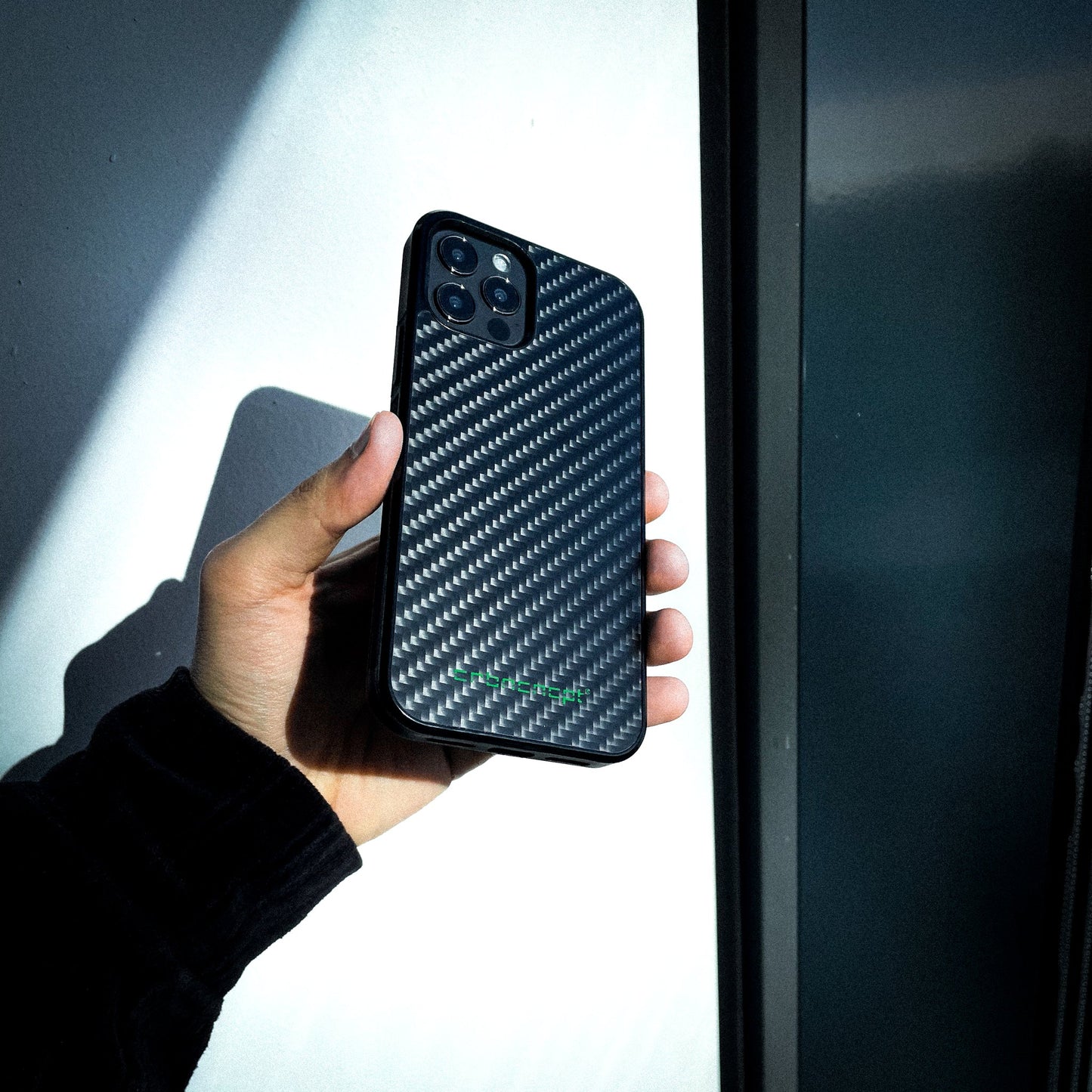 Matt Carbon Fiber Apple iPhone 12 bis 17 Case | MagSafe