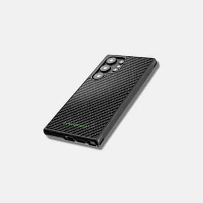 Matt Carbon Fiber Samsung Galaxy S22 bis S25 Case | MagSafe